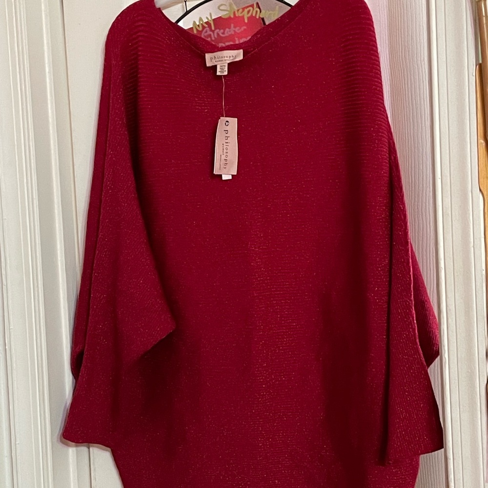 Philosophy Women's Deep Red Sweater